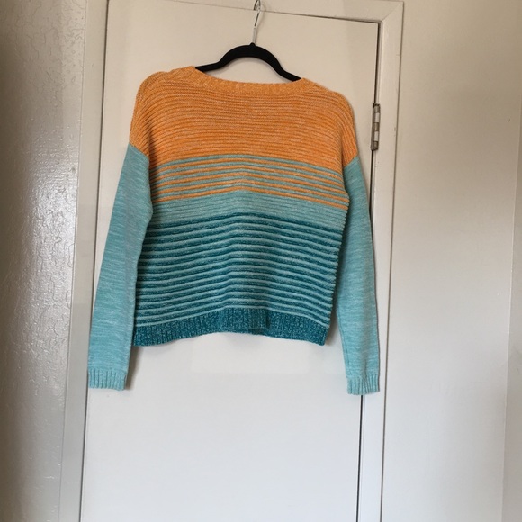 Eric + Lani Striped Sweater With Silver Metallic - Picture 2 of 3
